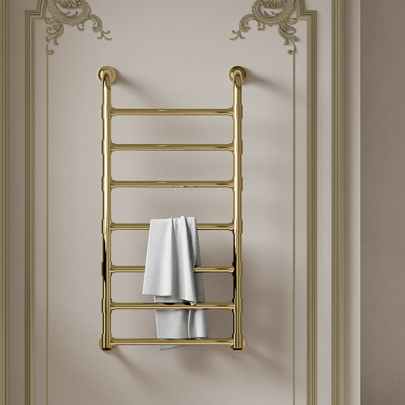 P&Bhusri gold radiator towel rail K05